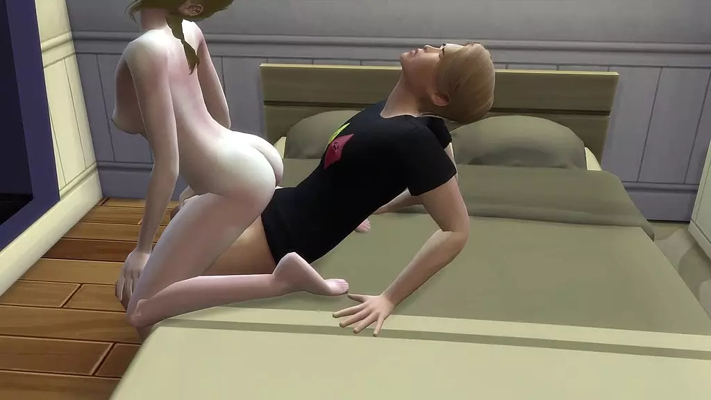 молодой мальчик трахает киску