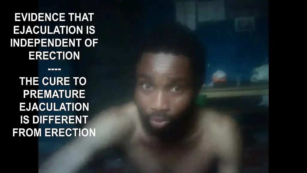 evidence that ejaculation is independent of erection - jan 30, 2024