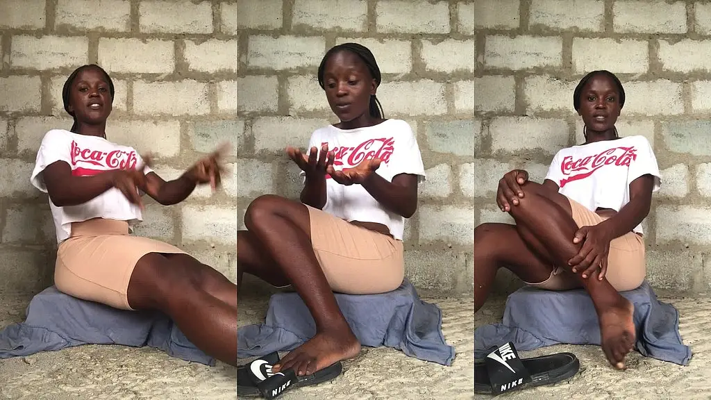 crazybitch giving tips about sitting whiles in short skirt, how to avoid body odor