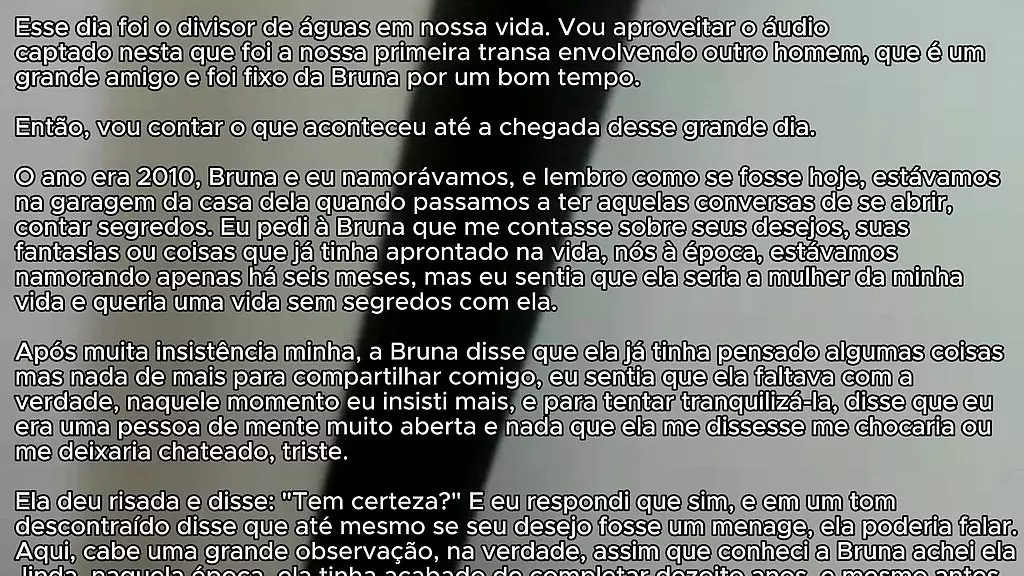 бразильская хотвайф Бруна Силва - inedito: первый менаж в нашем доме, полная история с субтитрами на английском и португальском языках