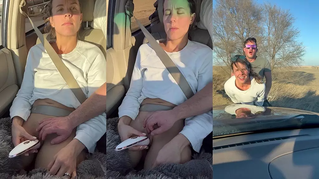 ручная работа на дороге и секс на капоте машины