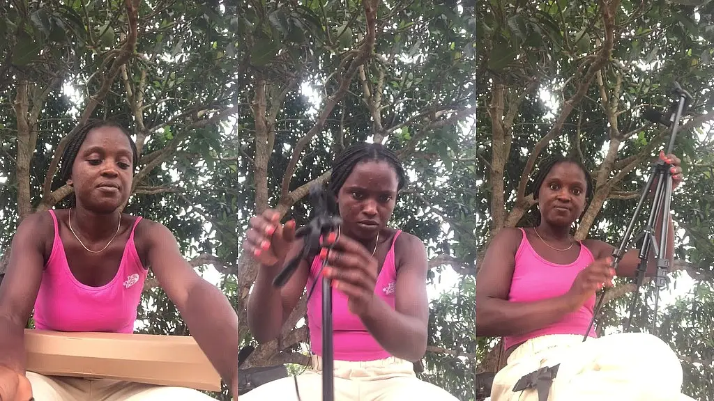crazybitch loves to unbox packaged infront of strangers