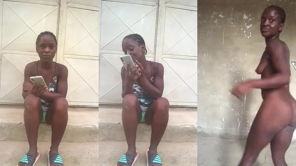 crazybitch continued twerking in clothes till she decides to twerk naked