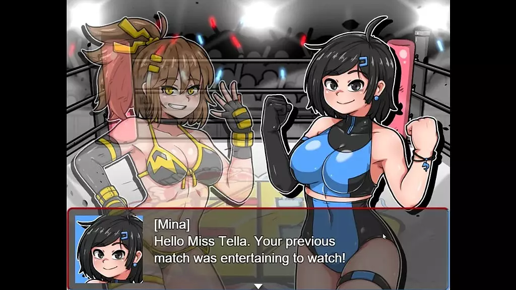 sb catfight [wrestling hentai game] she make her protivate Skirt in a bdsm sex fight!