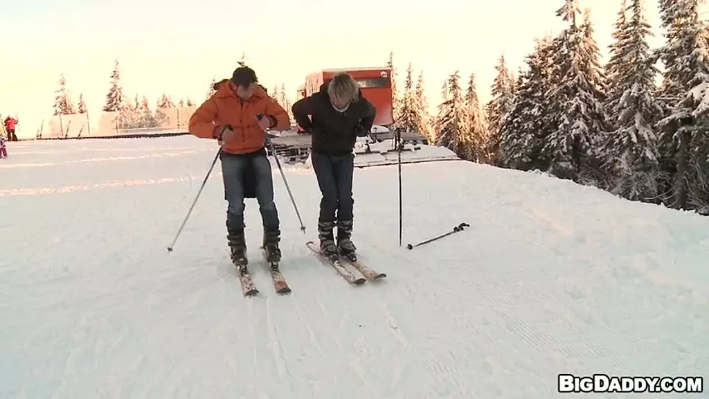 лыжная гора без седла!