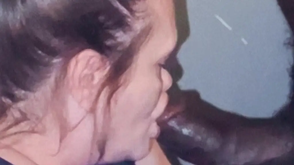 giving a thick black cock amazing head