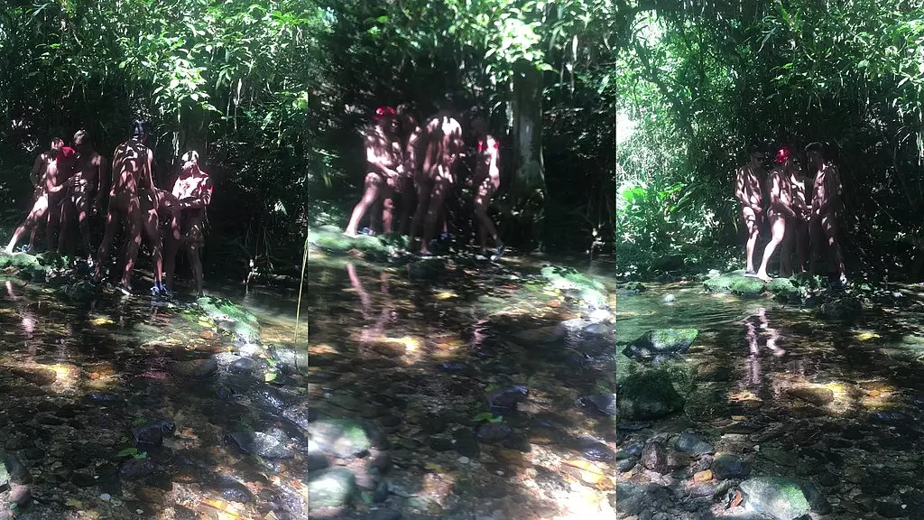 оргия без презерватива межрасовая в цветущем