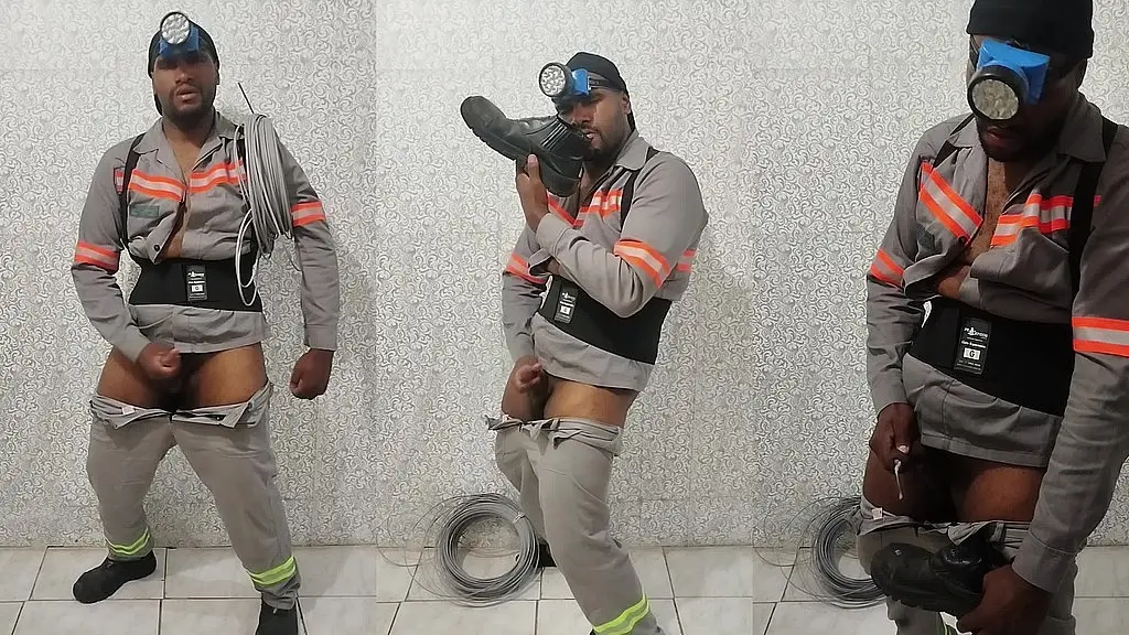 batendo uma antes de ir trabalhar
