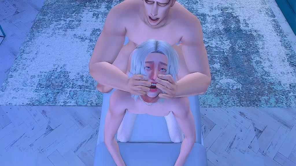 жестокий сводный брат устроил жесткий анальный секс спящему фембою (sims + аниме хентай + sfm)