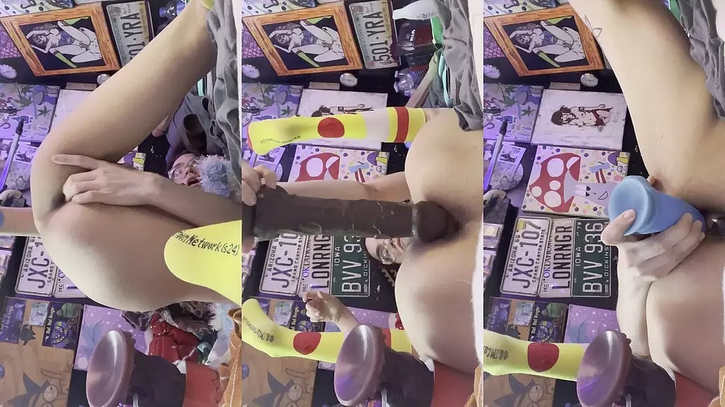 грубый тугой трах с игрушкой с BBC