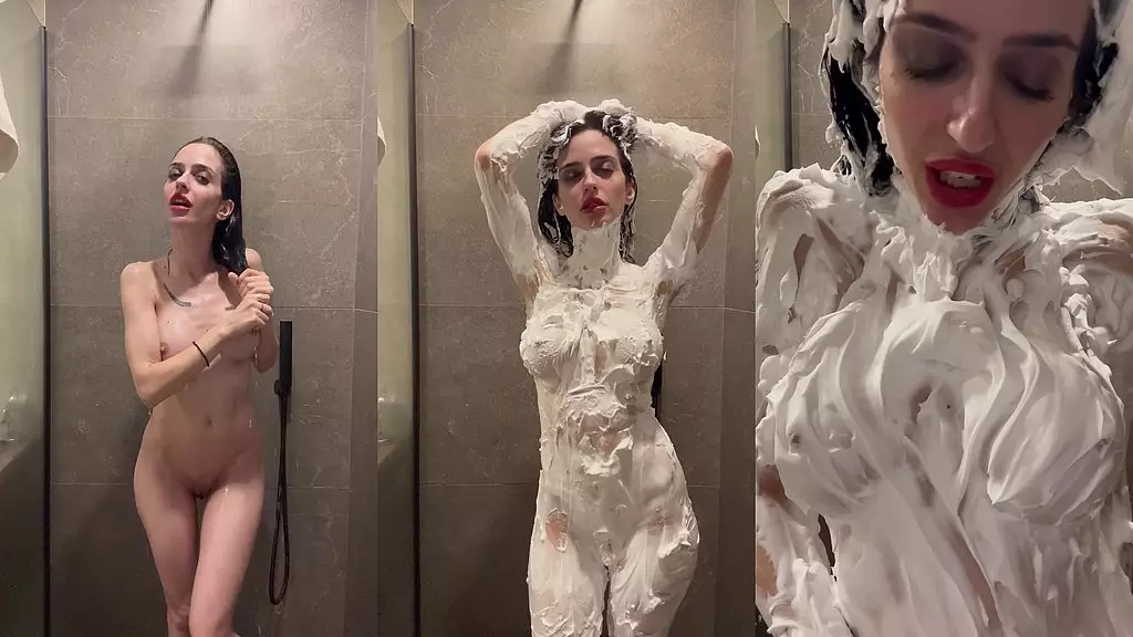 мега пенистый фетиш!