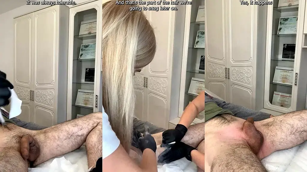 deep bikini waxing, my new student s training