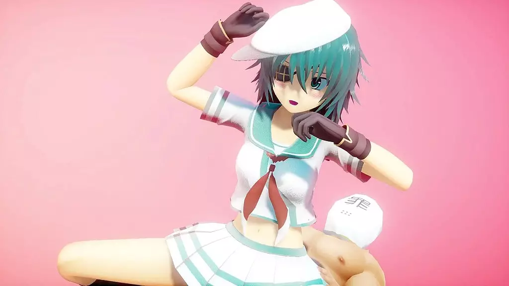 Коллекция кантай кисо хентай танец и секс поза ковбойши раздевание mmd 3d синие волосы