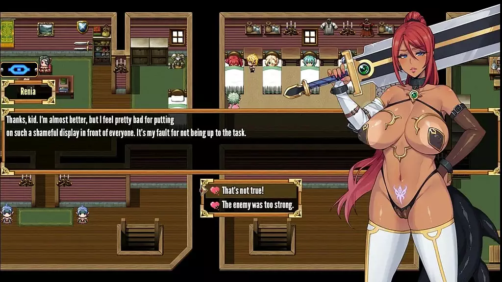 tail of desire [ femboy hentai game ] ep.10 она сделала татуировку на матке после того, как трахнула этот гигантский член-монстр!