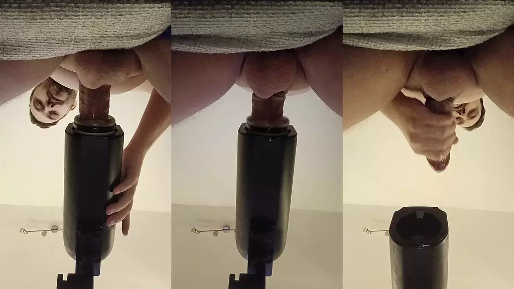fucktoy cumshot in down under pov