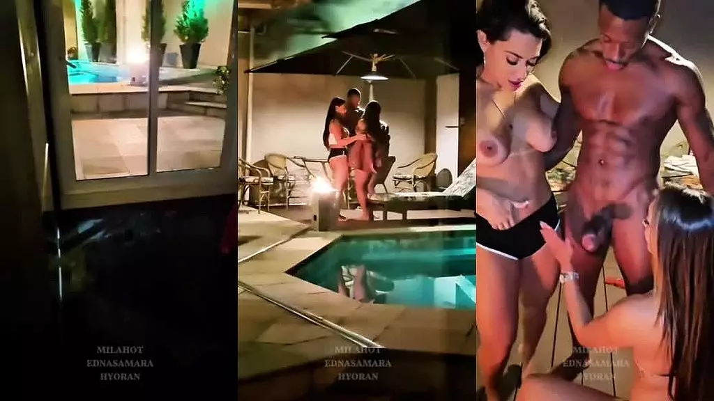 [часть 1] fiz menage com o negao ea amiga casada, enquanto or corno dela gravava tudo