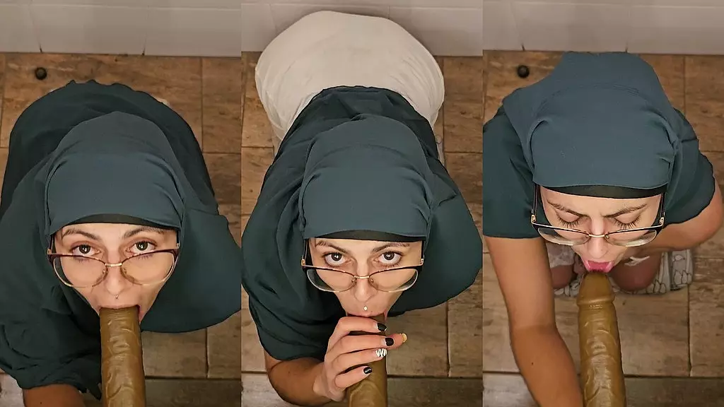 POV сосет BBC, дилдо Mia Niqab