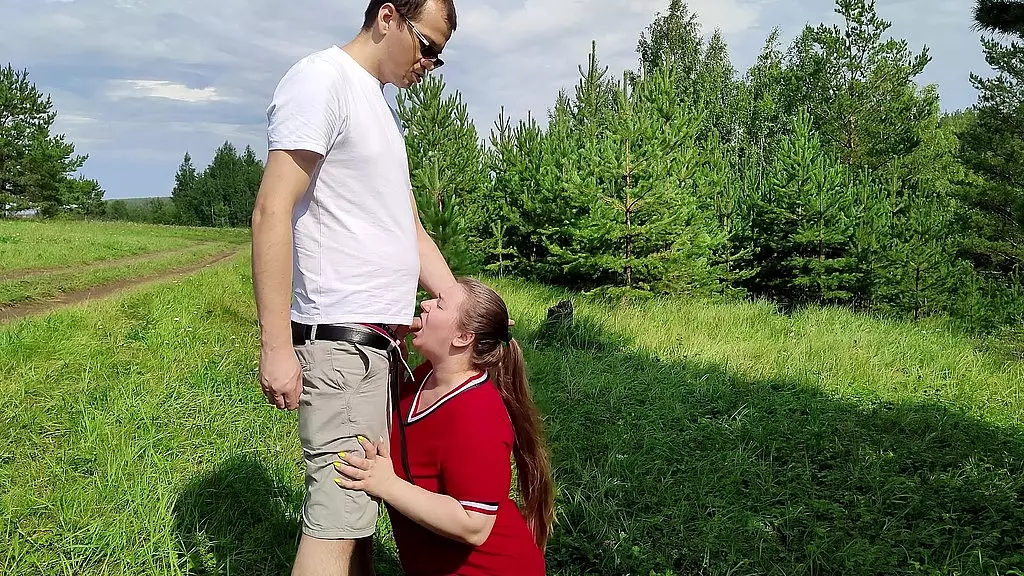 минет в парке