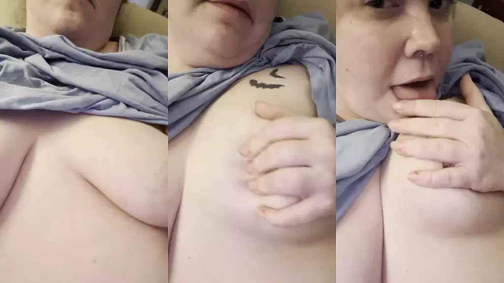 кончи на мою красивую грудь!