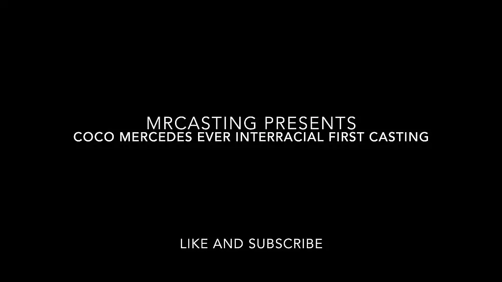(обязательно посмотрите) первый межрасовый кастинг модели ebony