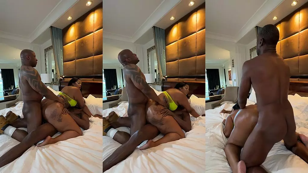 принц Яхшуа, Джейла Пейдж и Дон Судан в двойном проникновении с кремовым пирогом ? в обе дырки