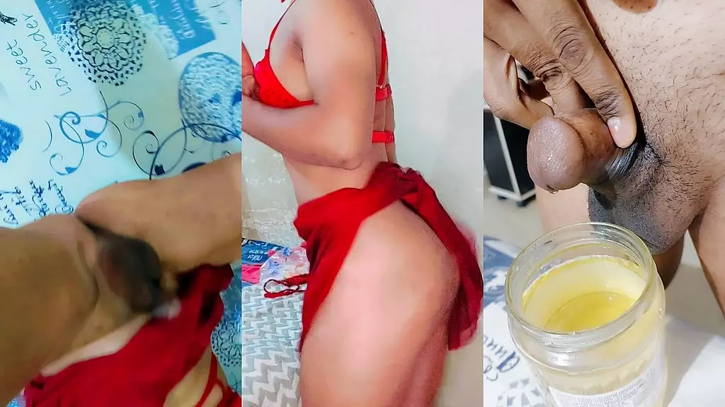 sissysimran - обновление № 85 - сексуальный транссексуал в красном нижнем белье - 4 ноября 2024 г