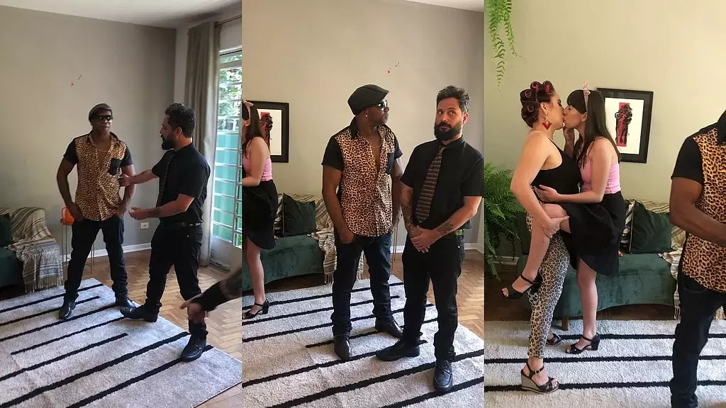 Bastidores do Filme com o casal mais safado do brasil