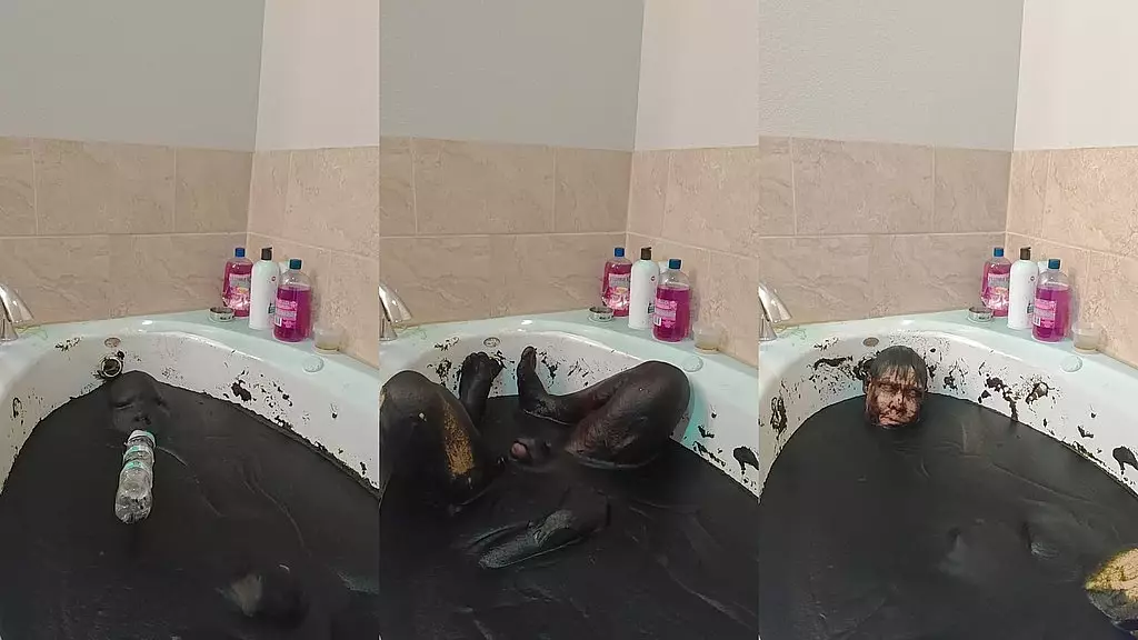 мгновенная грязевая ванна pov по мобильному телефону 2