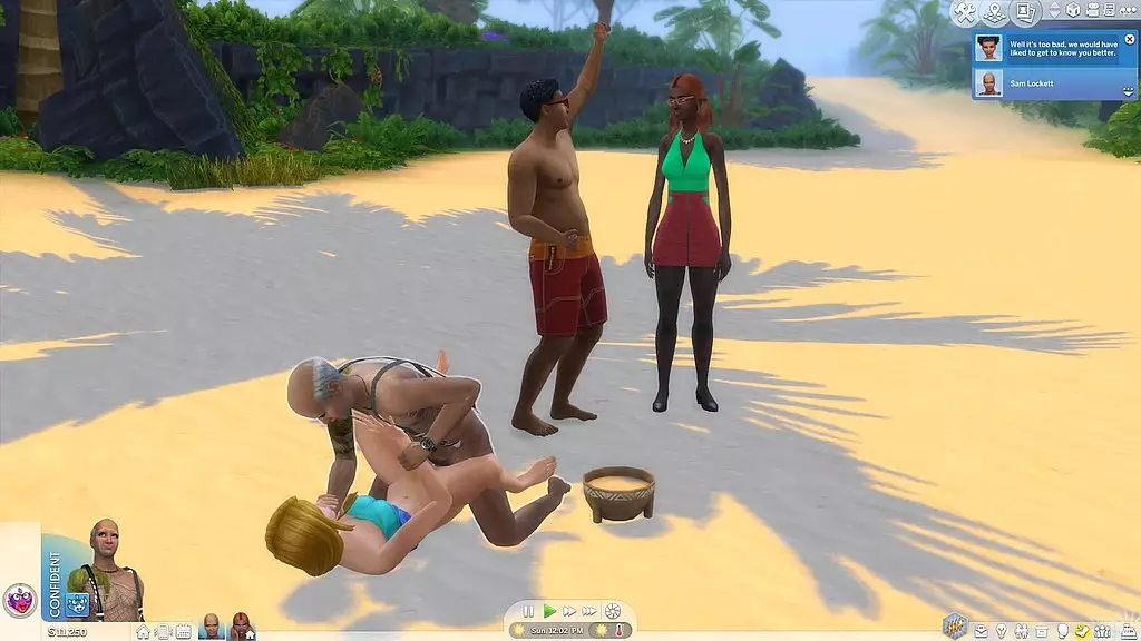 порно игра групповой секс на пляже - без редактирования просто играй