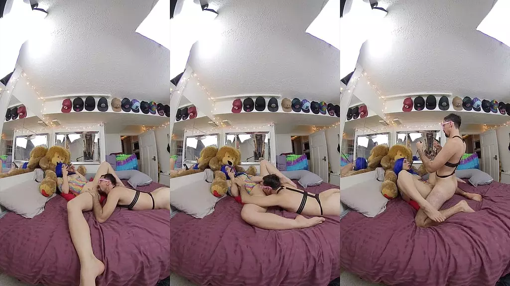 гватемальская душа: романтическая ночь с девушкой с синими волосами