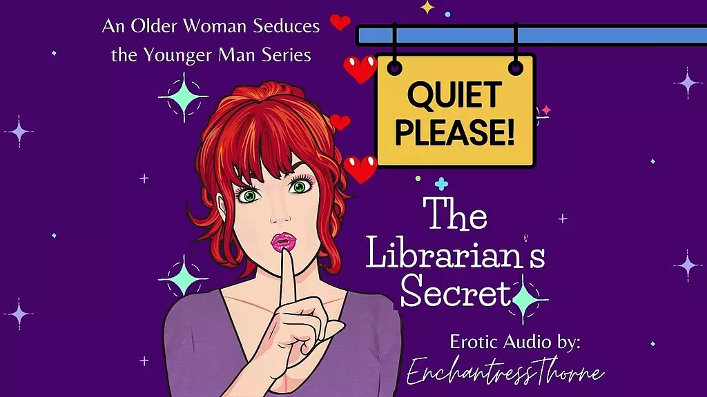 тихо, пожалуйста, 01: секрет библиотекаря - фантазия о соблазнении пожилой женщины