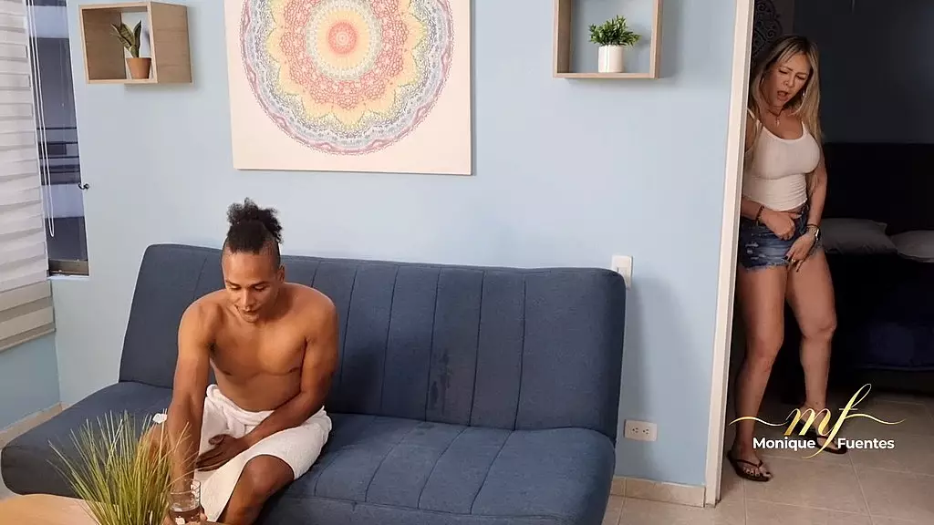 компьютерный техник заставляет меня кричать от удовольствия своим bbc - monique fuentes & sr matamorros