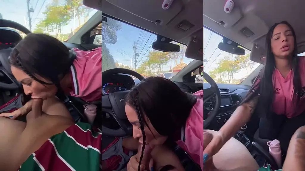 putinha nao aguentou de tesao e mamou o uber a luz do dia antes de ir pro jogo