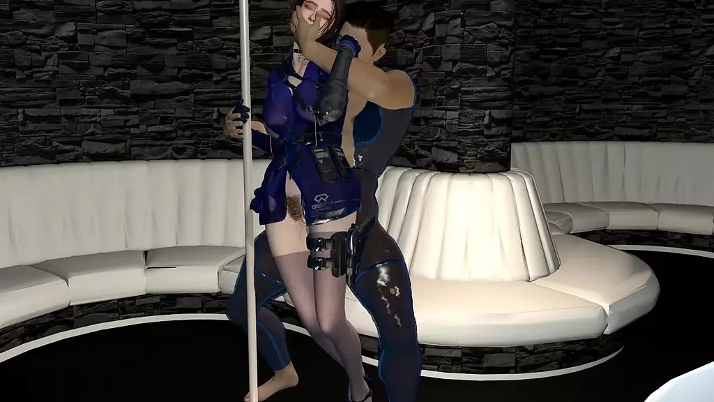 3D милую азиатскую худенькую стриптизершу в сексуальном нижнем белье так жестко трахнули