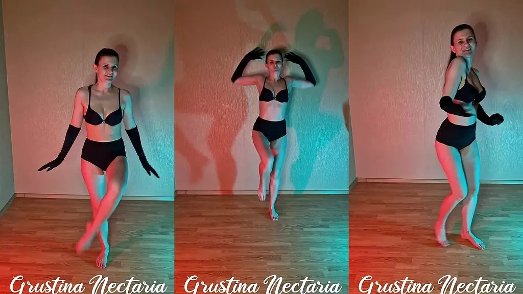 мой новый танец в перчатках