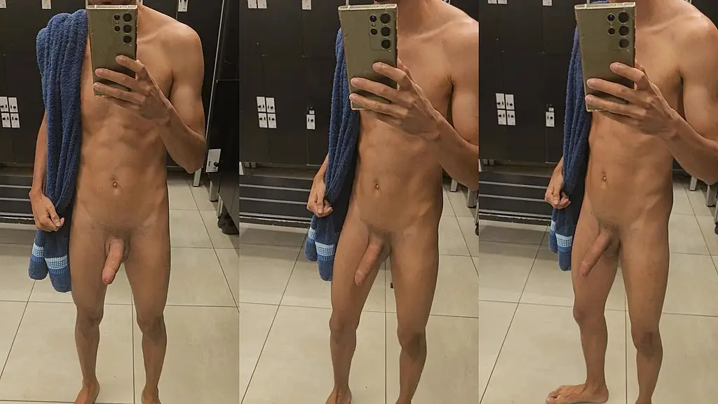 naked at the gym