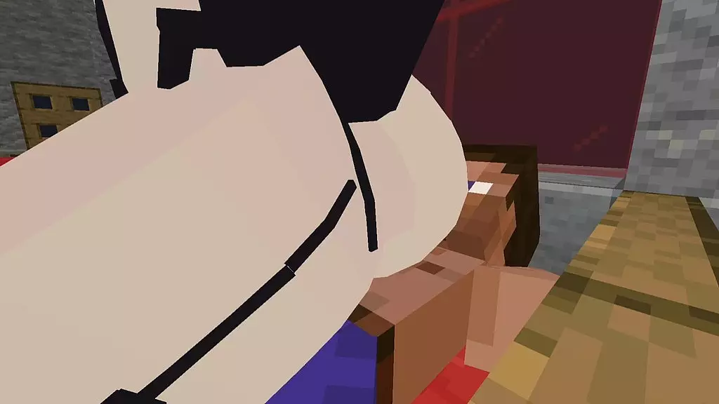 леди из мода Дженни из Minecraft Димитреску, и она возбуждена и хочет, чтобы ее хороший мальчик ее удовлетворил