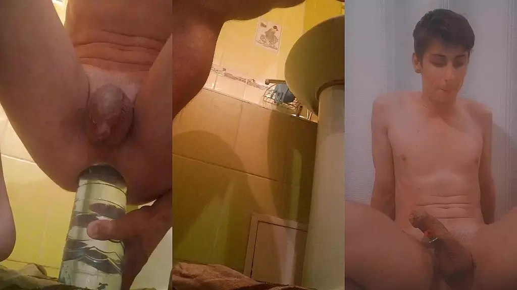 я сижу на гигантской бутылке и реально кричу от сильного растяжения пролапса 