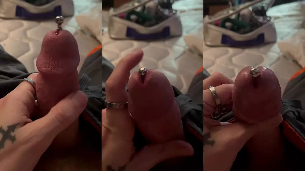 член звенит с экстремальным преякулятом