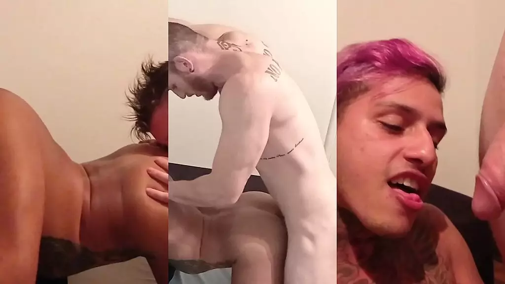 um vandalo pichou minha porta peguei ele e comi o cu dele