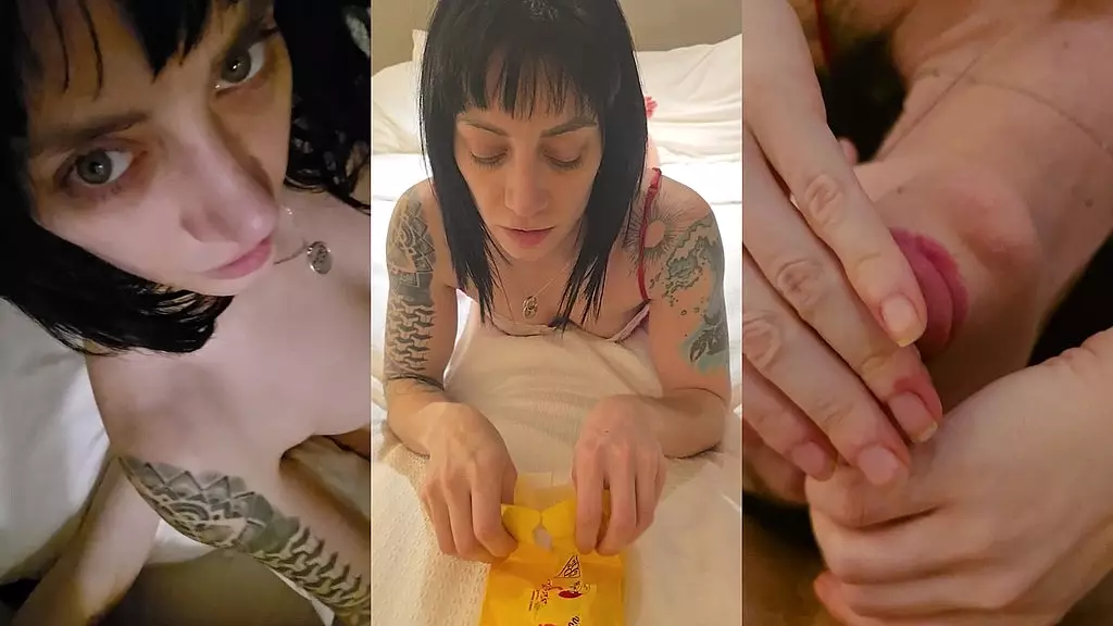 Модель в кружевах празднует День святого Валентина в Чикаго