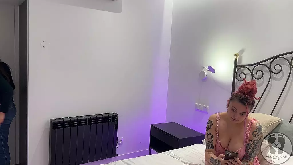 4k нос между пальцами ног романтика фут см0 тер