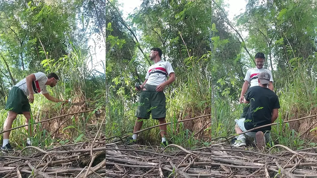 encontrei ele na trilha gozei dentro dele - celular escondido