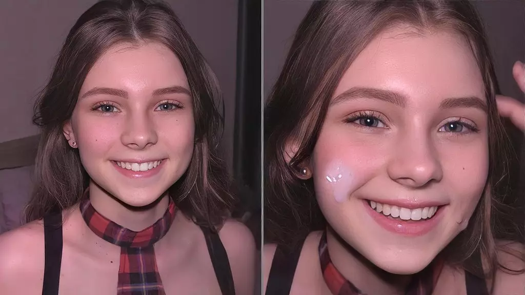 ей только что исполнилось 18 - упругая школьница была слишком хороша, чтобы сопротивляться