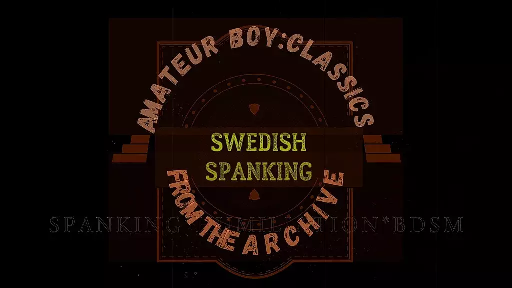 Шведская шлепка-любитель, архивная классика