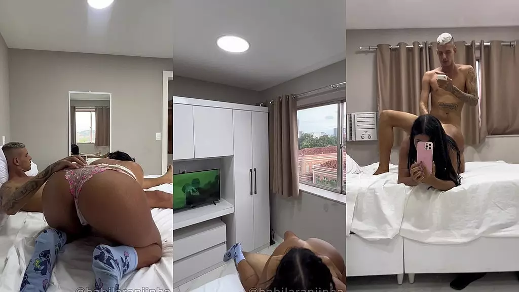 ficamos sozinhos em casa e minha prima pediu p cavalgar no meu pau torto de novo - completo