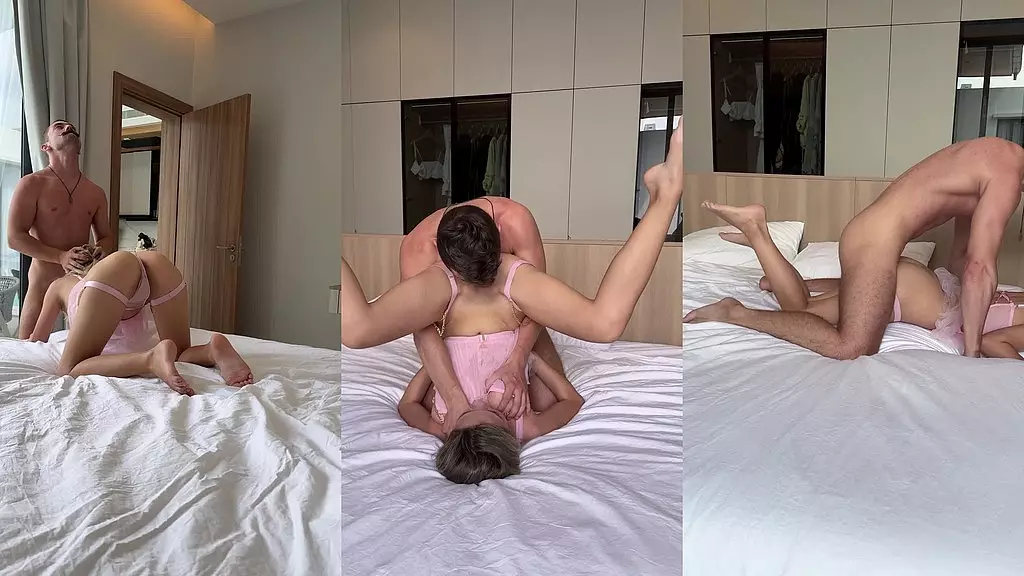 блондинку жестко трахнули