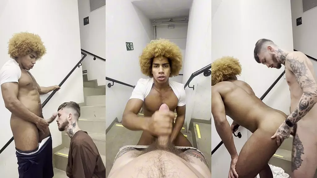 Fudendo na escada de Emergency сделать покупки