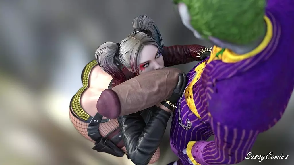 джокер трахает харли квинн - огромный член анал - sassycomics