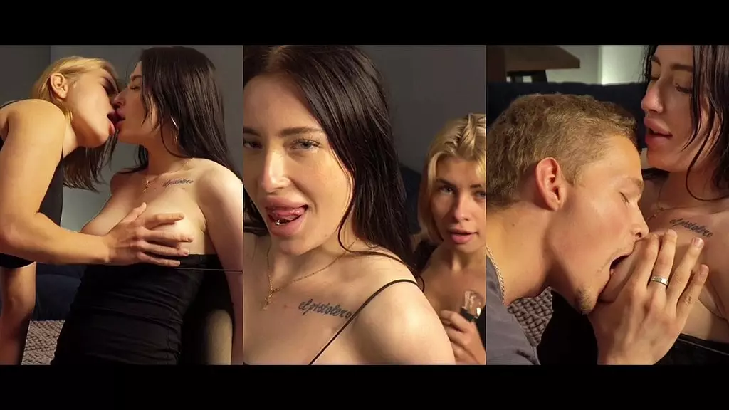 усадил ее на стул и связал ей руки!